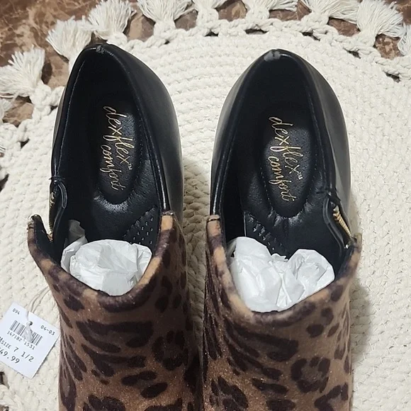 Cheeta Print ankle boot - Picture 3 of 5